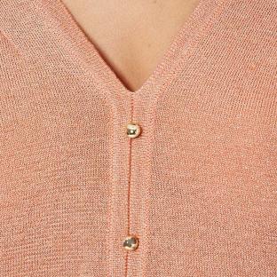 Pull Pailleté Corail Femme Kaporal Janee vue 3