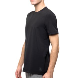 T-shirt Noir Homme Reebok TS Woven pas cher