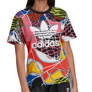 T-shirt Multi-Couleurs Femme Adidas Rich Mnisi pas cher