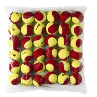 X36 Balles de Tennis Rouge/Jaune Wilson Starter Red Tball pas cher