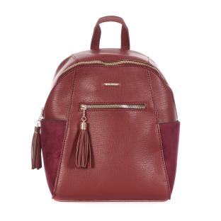 Sac à Dos Rouge Femme Manoukian JULIANNE pas cher