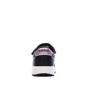 Baskets Noir/Rose Fille Adidas Tensaur vue 0