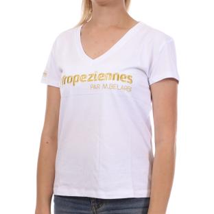 T-shirt Blanc Femme Les Tropeziennes pas cher
