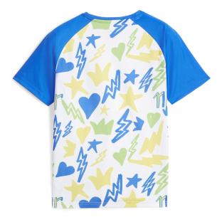 Maillot Bleu/Bleu/Jaune Garçon Puma Neymar vue 2