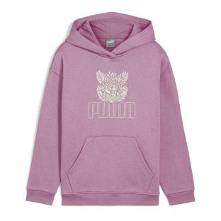 Sweat Capuche Rose Fille Puma Ess+ Tropicat pas cher