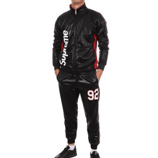 Survêtement Noir/Rouge Homme Supreme Grip Soul vue 0