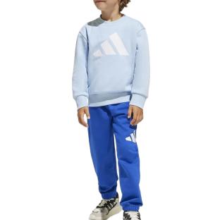 Ensemble de survêtement Bleu Garçon Adidas JC9726 pas cher