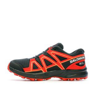 Chaussures de Trail Noir/Rouge Junior Garçon Salomon Speedcross pas cher