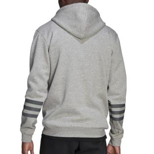 Sweat Gris Homme Adidas Fleece vue 2