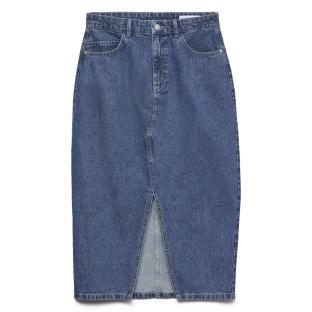 Jupe en Jean Bleu Foncé Femme Vero Moda Elfi vue 0