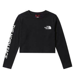 Camiseta de manga larga negra para niña The North Face Croc ver 0