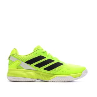 Chaussures de Padel Jaune Fluo Adidas Ubersonic vue 0