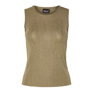 T-Shirt Kaki Femme Pieces Pcsalima pas cher