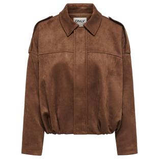 Veste en Suédine Marron Femme Only Amber vue 0