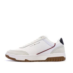 Baskets Blanches/Marine Homme Tommy Hilfiger Core Leath vue 0