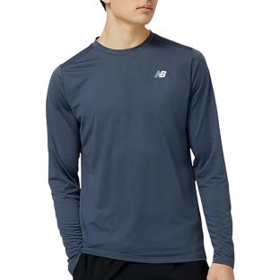 T-shirt Manches Longues Marine Homme New Balance Core pas cher