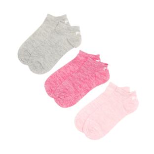 X3 Paires de Chaussettes Grise/Rose Femme Fila Invisible pas cher