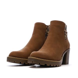 Braune Damenstiefeletten von Only mit Absatz Ansicht 0