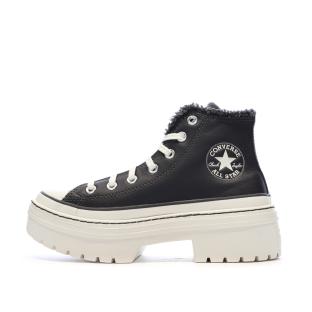 Baskets Noires Femme Converse Chuck Taylor All Star Lugged pas cher