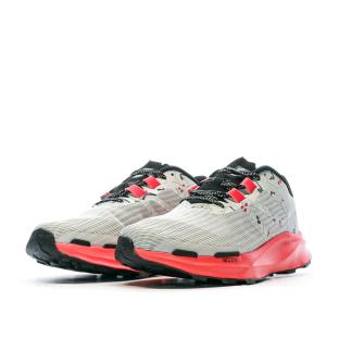 Chaussures de trail Grise/Rose Femme The North Face Vectiv Eminus vue 6