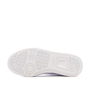 Baskets Blanches Mixte Puma Rebound V6 vue 0