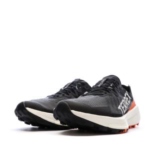 Chaussures de Trail Grises/Oranges Homme Adidas Agravic vue 6