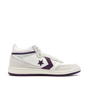 Baskets Blanc/Violet Homme Converse Fastbreak Pro vue 2