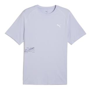 T-Shirt Violet Femme Puma Run Graphic Mesh vue 0