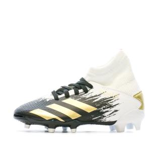 Chaussures de football Noires/Blanches Garçon Adidas Predator 20.3 vue 6