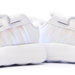 Baskets Blanches Bébé Fille Adidas Grand Court 2.0 Cf vue 0