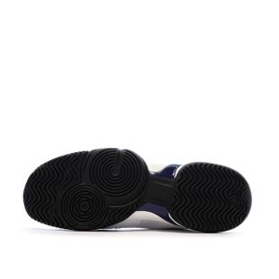 Chaussure de tennis Blanc/Marine Enfant Adidas Barricade vue 0