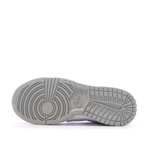 Dunk Low Baskets Blanches/Grises Femme Nike vue 5