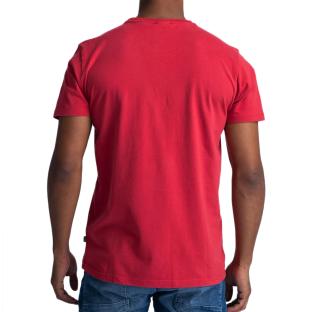 T-shirt Rouge Homme Petrol Industries TSR601 vue 2