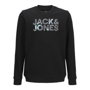 Sweat Noir Garçon Jack & Jones Splash544 pas cher