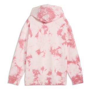 Sweat Rose/Blanche Fille Puma Elevated Relaxed vue 0