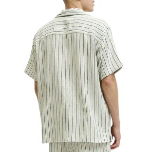 Chemise Rayure Vert/Marine Homme Jack & Jones Stripe Resort vue 0