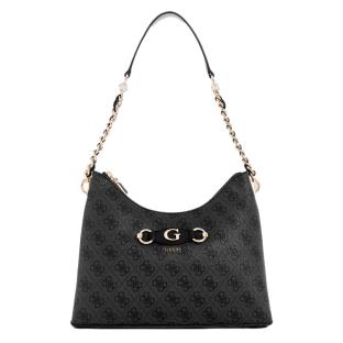 Sac à main Noir/Gris Femme Guess Izzy Top pas cher