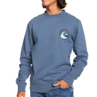 Sweat Bleu Homme Quiksilver Crew Injection pas cher