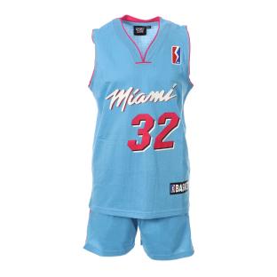 Miami Ensemble de basket Bleu/Rose/Blanc Enfant Sport Zone vue 0