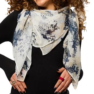 Foulard Kaki/Noir Femme Kaporal Velle pas cher