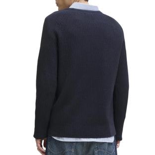 Pull Marine Homme Jack & Jones Pannel vue 0