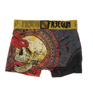 Boxer Gris/Rouge Garçon Freegun Snake vue 2