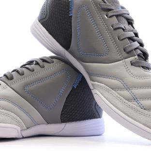 Chaussures de Futsal Gris/Noir/Bleu Garçon Adidas Top Sala vue 0