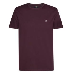 T-shirt Bordeaux Homme Petrol Industries TSR002-9999 pas cher