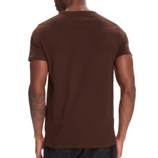 T-shirt Marron Homme Tommy Hilfiger Tjm Xslim Jersey vue 0
