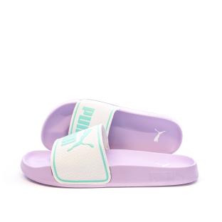 Claquettes Violettes/Blanches/Bleu Homme Puma Leadcat 2.0 384139-01 pas cher