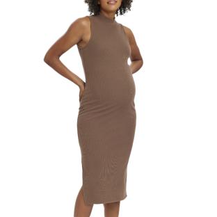 Robe de Grossesse Marron Femme Vero Moda Marternity Calf pas cher