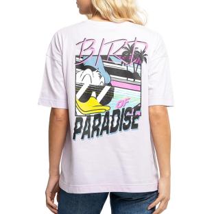 T-Shirt Violet Femme Disney Donald Paradise Oversize vue 0