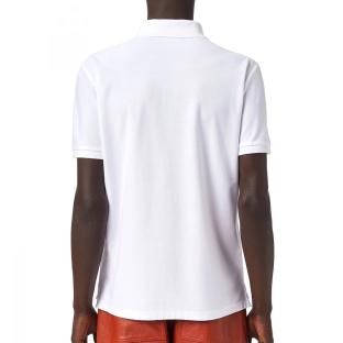 Polo Blanc Homme Diesel Smith vue 2