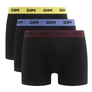 X3 Boxers Noir/Rose Homme Dim Mix & Colors vue 0